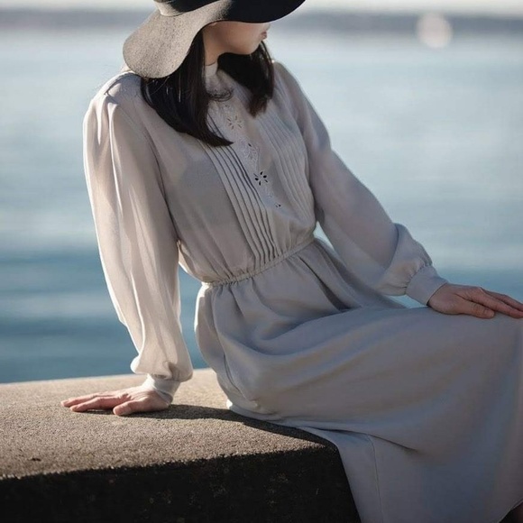 Vintage polyester dress - Picture 1 of 5